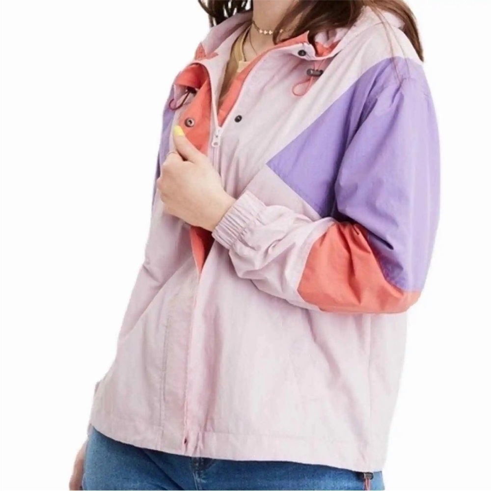 American Eagle Retro Color Block Jacket, Large